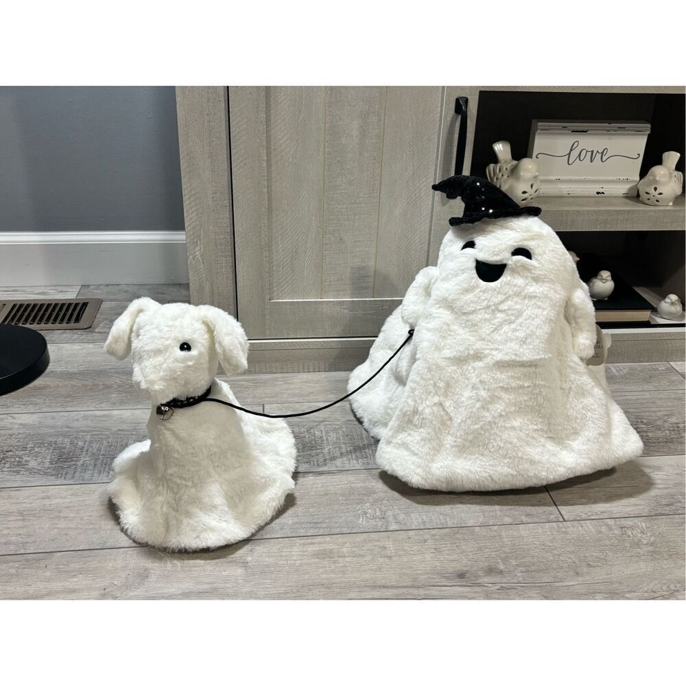 Plush Ghost Walking Dog TikTok Viral